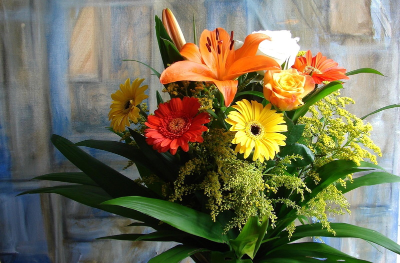 bouquet, beauty In Nature, blossom, red, gift, plant part, inflorescence, nature, flowers, bouquets, flowering plant, fragility, botany, daisy, summer