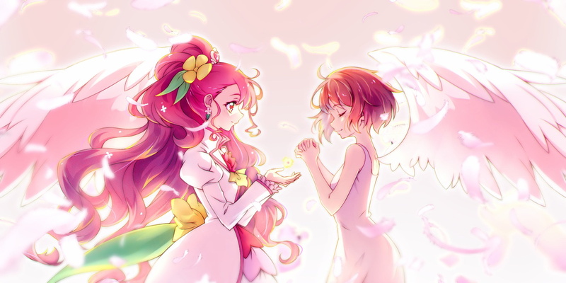 1080P, Precure, wings, angel wings, Pretty Cure, Healin Good ♥ Precure