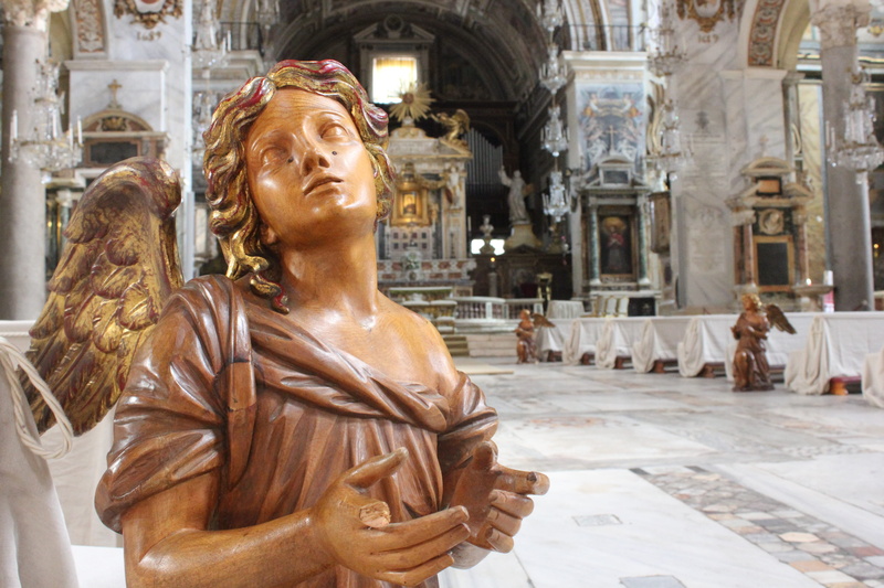 religion, church, representation, travel, photo, built structure, history, statue, sculpture, human representation, creativity, goodness, angel, ancient civilization