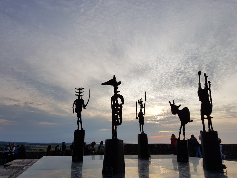 surreal, travel destinations, water, sculpture, light, 4K, human representation, sky, no people, figure, travel, atmosphere, statues, art and craft, shadow