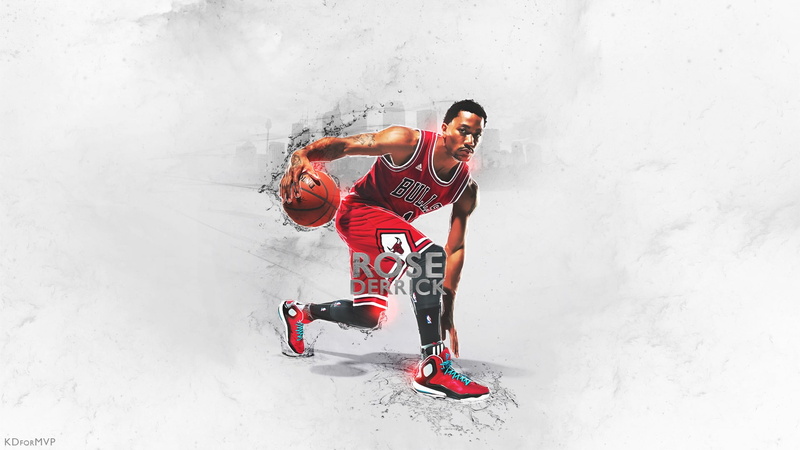motion, young men, lifestyles, nba, 1080P, adult, derrick, desktop, full length, vitality, rose, snow, young adult, athlete, sport, leisure activity