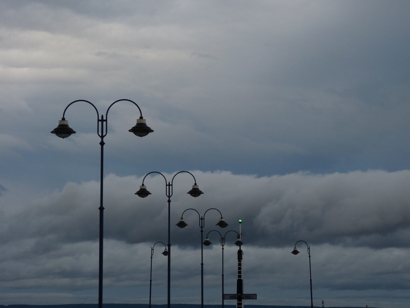 outdoors, nature, pier, sky, street, beauty in nature, animal themes, storm, cloud - sky, égkép, 2K, scenics - nature, metal, in a row, badacsony, silhouette