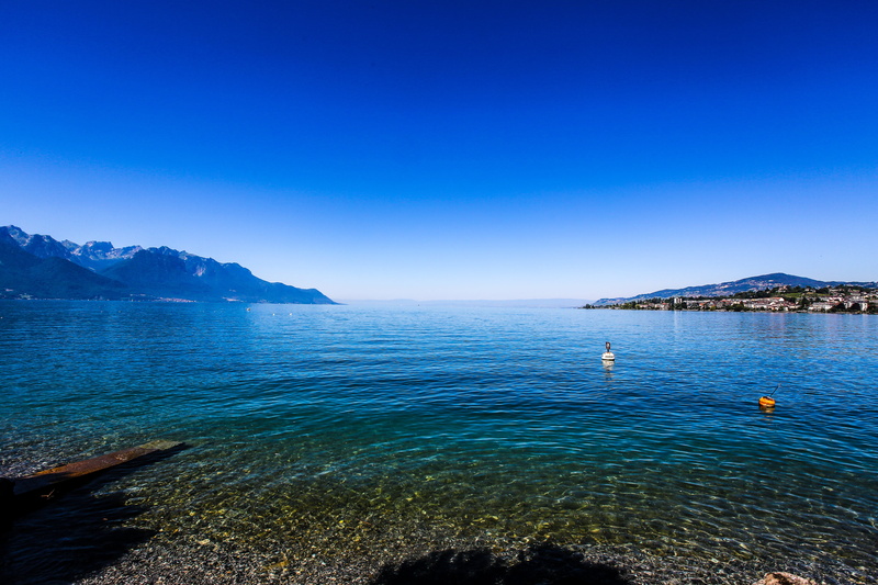 no people, tranquil scene, outdoors, europe, nature, travel, sea, land, tranquility, clear sky, 5K, idyllic, lake, beach, beauty in nature, swiss, scenics - nature