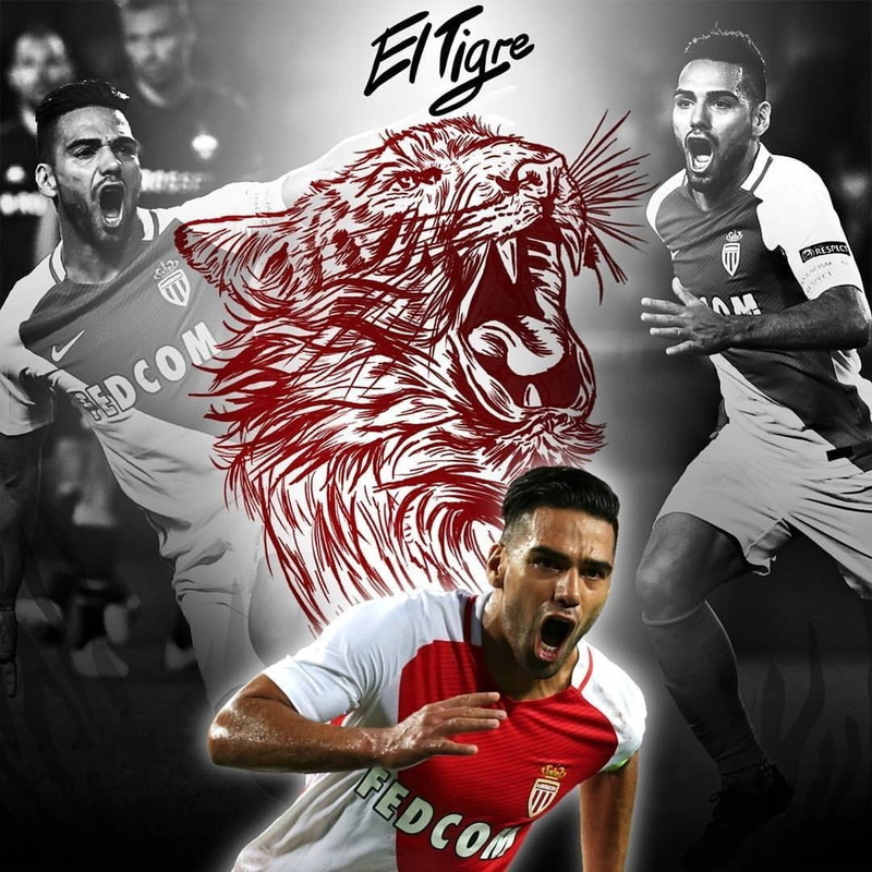 celebration, determination, young adult, shouting, As Monaco, Falcao, soccer, aggression, fashion, emotion, indoors, portrait, Soccer Clubs, fan - enthusiast