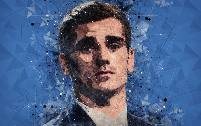 Soccer, Antoine Griezmann, French, 4K