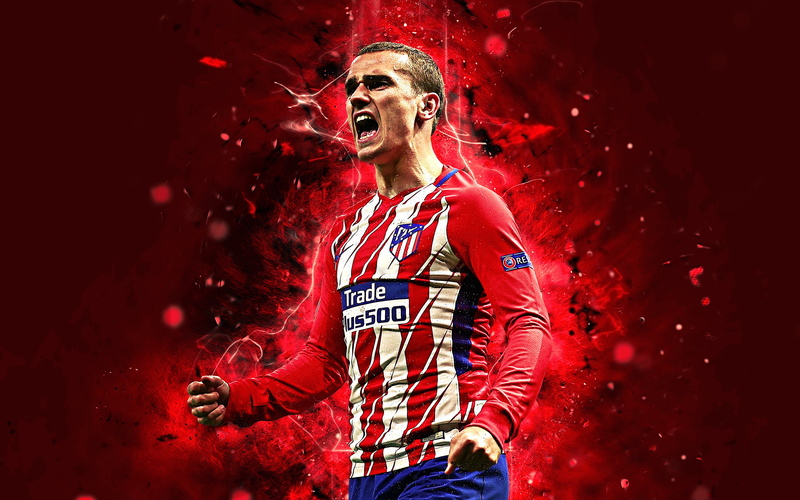 Soccer, Atlético Madrid, French, Antoine Griezmann, 4K