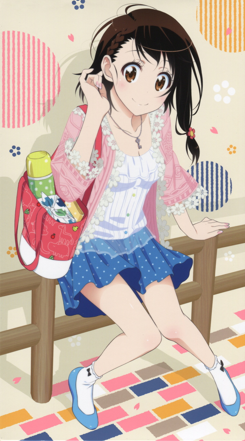 5K, kosaki, long, anime, hair, cute, nisekoi, dress, onodera, girl