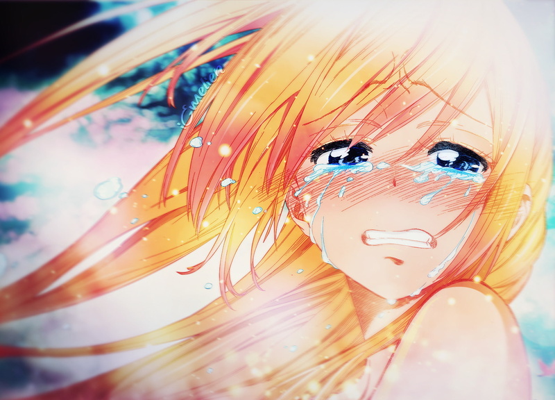 creativity, Nisekoi, indoors, eye, women, young women, headshot, close-up, abstract, technology, young adult, one person, Anime, multi colored, looking at camera