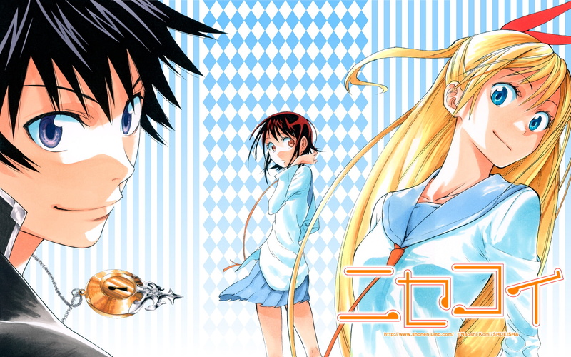 Kosaki Onodera, Chitoge Kirisaki, Anime, 1080P, Nisekoi, Raku Ichijō