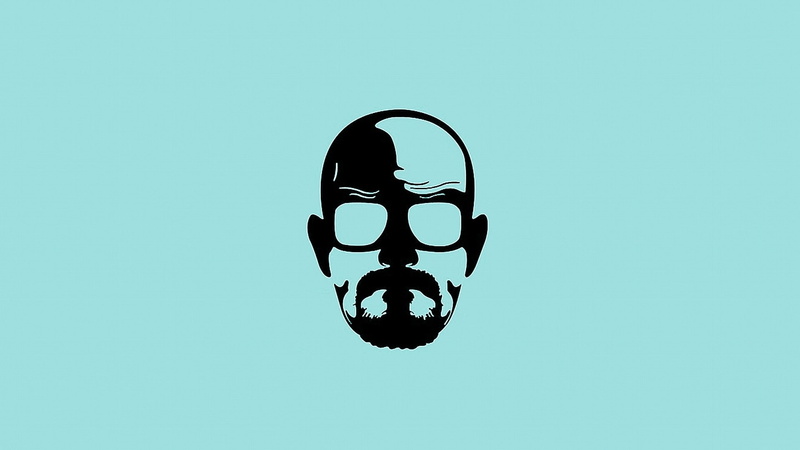 white, walter, hd, minimalistic, breaking, art, background, abstract, Blue, 1080P, x, bad, simple