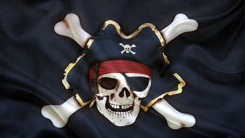 Flag, 1080P, Jolly Roger, pirates