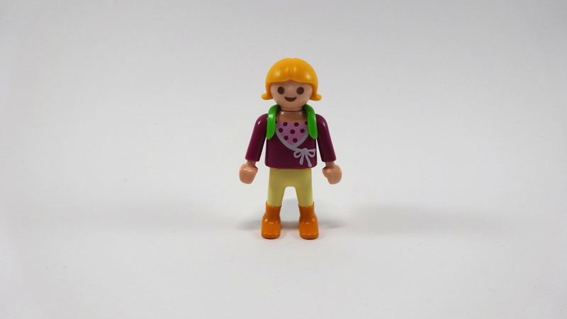 4K, fun, toys, human representation, copy space, offspring, hat, blond, child, playmobil, innocence, backpack, indoors, toy, cute, studio shot, representation