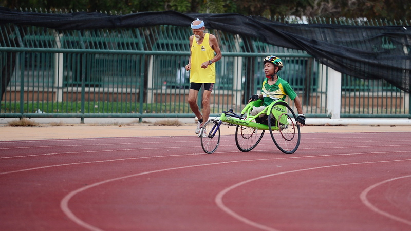 running track, walking, dedication, wearing, jogging, sport, competitive sport, exercising, exercise, clothing, adult, people, using, young adult, effort