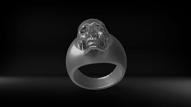 craft, gemstone, silver, skull and crossbones, luxury, jewelry, precious gem, black background, wealth, silver jewelry, ring, 1080P, single object, silver colored