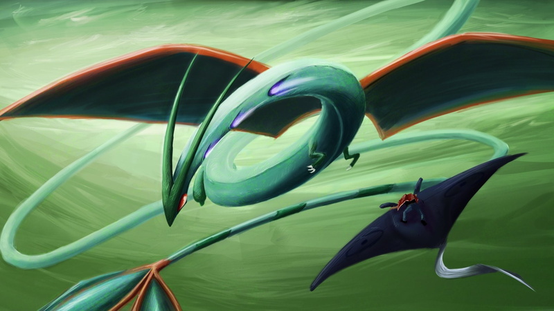 1080P, Pokémon, Flygon (Pokémon), Mantine (Pokémon)
