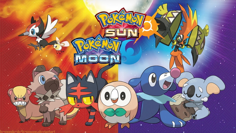 720P, Pokémon: Sun and Moon, Cutiefly (Pokemon), Popplio (Pokémon), Rockruff (Pokémon), Pokémon Sun And Moon, Pikipek (Pokemon), Pokémon, Komala (Pokemon)