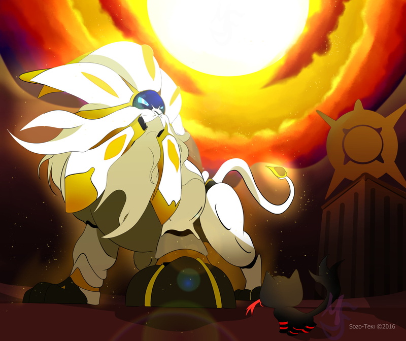 night, low angle view, Pokémon, lighting equipment, illuminated, red, decoration, no people, 1080P, Solgaleo (Pokémon), Pokémon Sun, creativity, balloon
