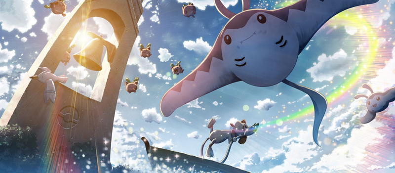Mantyke (Pokémon), Pokémon, 720P, Hoppip (Pokémon), Smeargle (Pokémon), Mantine (Pokémon), Wingull (Pokémon)