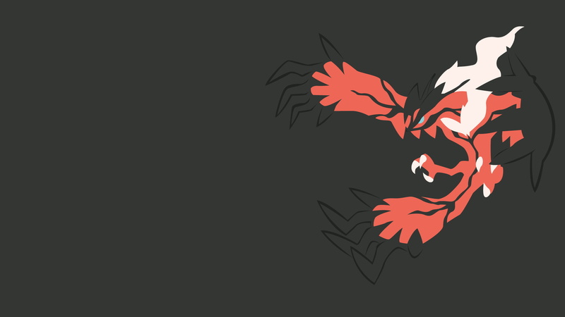 animal, black background, Yveltal, creativity, no people, silhouette, Pokémon, nature, flying, outdoors, 1080P, animal representation, sky, spread wings