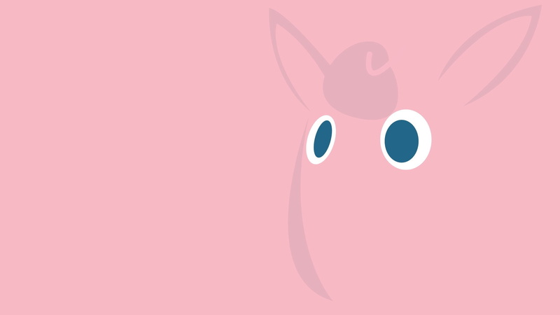 Minimalist, Wigglytuff (Pokémon), Pokémon, 1080P