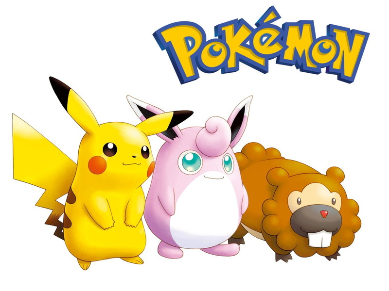 Pokémon, Bidoof (Pokémon), Wigglytuff (Pokémon), Pikachu, 720P