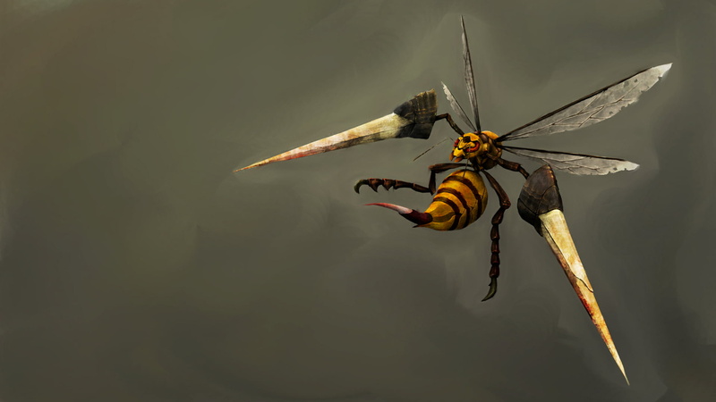 yellow, animal themes, no people, animals in the wild, Pokémon, beauty in nature, flying, animal wildlife, insect, 1080P, animal wing, nature, beedrill