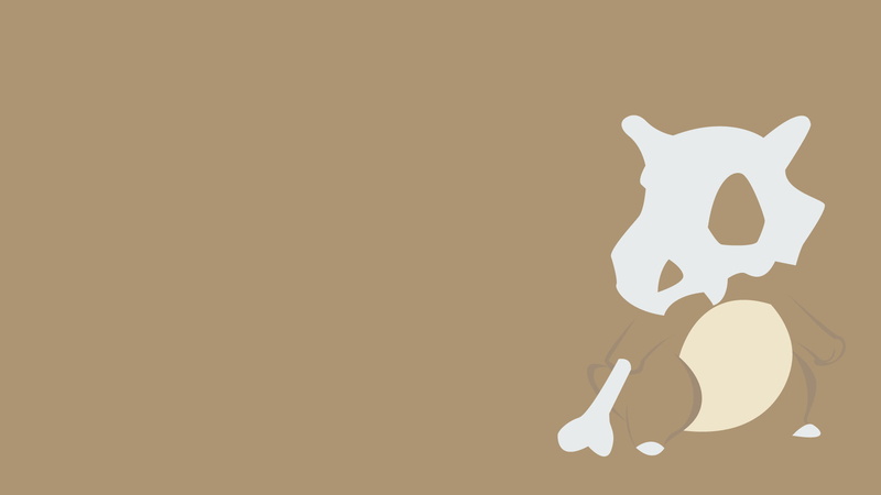 1080P, Minimalist, Pokémon, Cubone (Pokémon)
