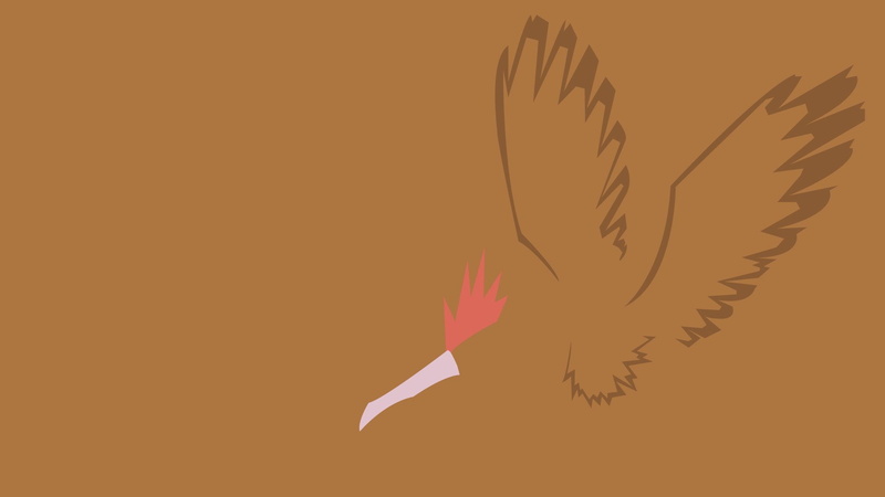 1080P, Flying Pokémon, Minimalist, Fearow (Pokémon), Pokémon