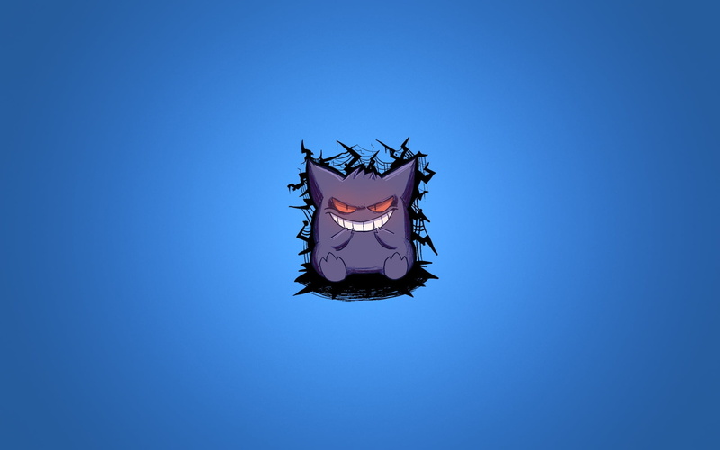 ishmam, Gengar, 1080P, Pokemon Evil, Haunter, Pokémon