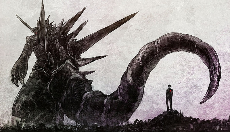 art and craft, rock - object, day, adult, leisure activity, Nidoking (Pokémon), real people, Pokémon, one person, nature, full length, 720P, outdoors