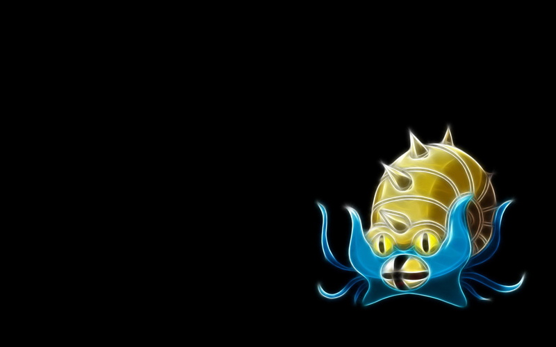 Water Pokémon, Pokémon, 1080P, Omastar (Pokémon)