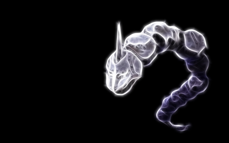 background, x, art, anime, 1080P, hd, Onix, pokemon, black