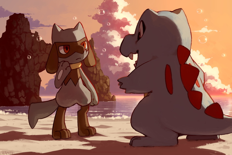 Pokémon, Riolu (Pokémon), 5K, Totodile (Pokémon)