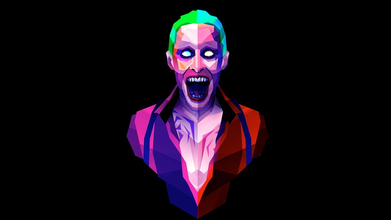 multicolored, paint, studio shot, looking at camera, mouth, make-up, low poly, front view, emotion, multi colored, illuminated, one person, man, minimalism