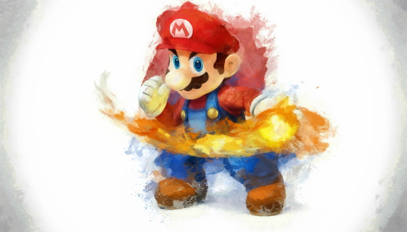 Super Smash Brothers, Super Mario, 2K