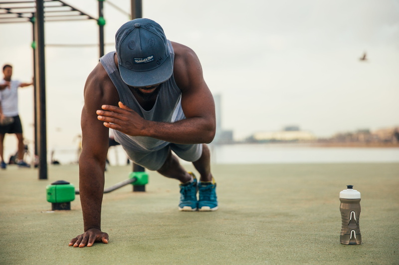 real people, effort, push, day, 4K, Fitness, Exercise, leisure activity, clothing, full length, athlete, healthy lifestyle, shorts, arm, Gym, focus on foreground