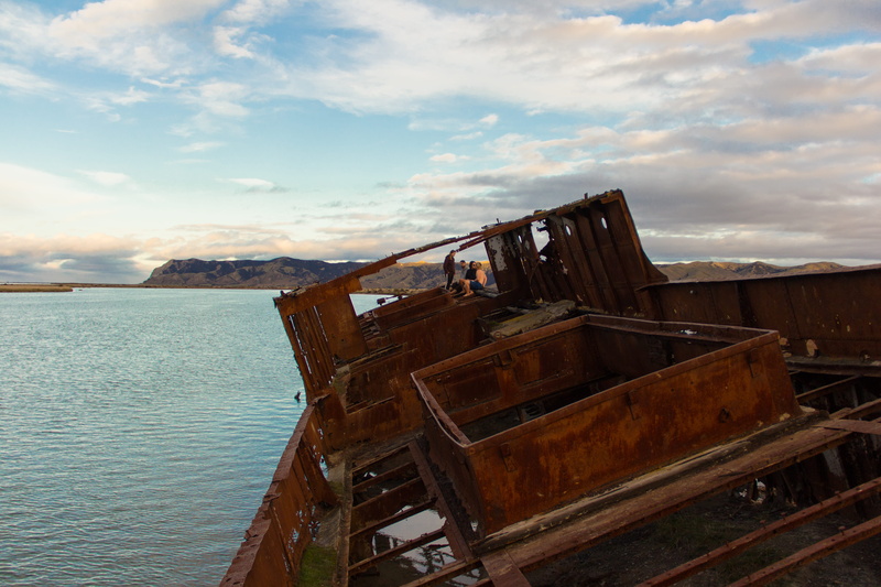obsolete, run-down, decline, rust, outdoors, old, metal, rusty, water, river, nautical vessel, cloud - sky, mode of transportation, ship, 4K, nature, deterioration