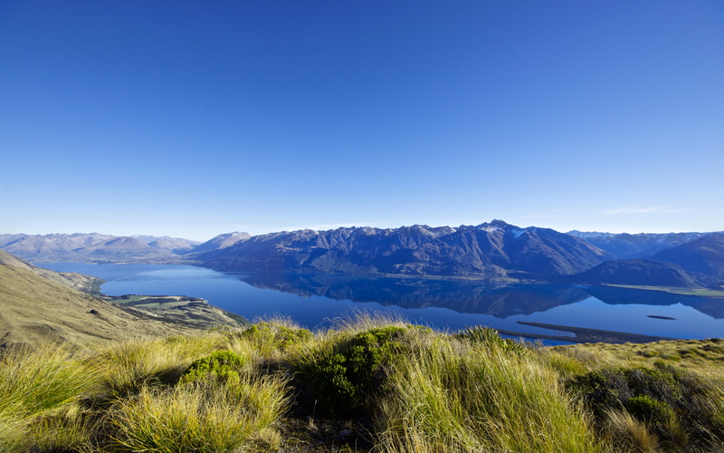 nikon, water, green, wakatipu, 2K, sigma10‑20mmf3.5exdchsm, nikond7000, sky, lakewakatipu, nature, blue, mountains, vastness, photography, newzealand