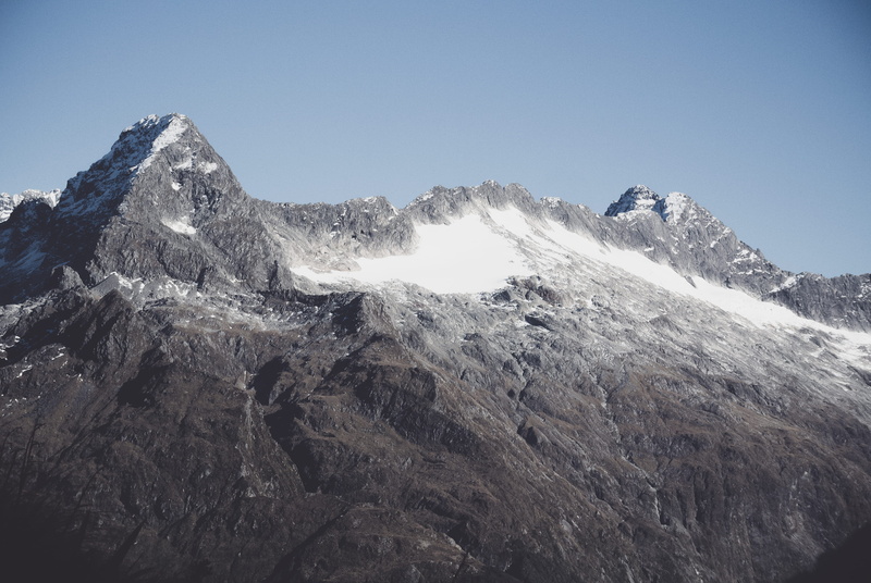 mountains, winter, scenics - nature, ice, mountain range, environment, nature, new zealand, country, outback, low angle view, routeburn track, non-urban scene