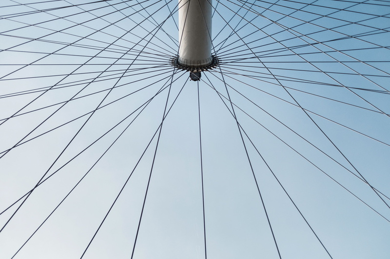 nature, rope, sky, full frame, white color, wheel, outdoors, clear sky, bike, no people, close-up, bicycle, gray, transportation, amusement park ride, amusement park