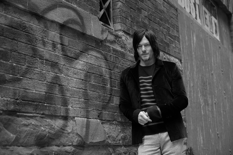 Black and White, Norman Reedus, Actor, Celebrity, 1080P, American
