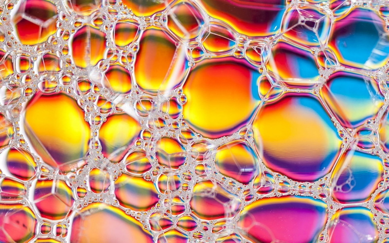 foam, color, colorful, bubbles, 720P