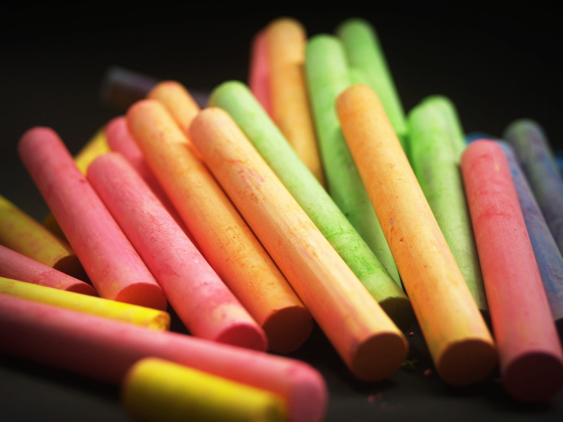 carrot, board, abundance, large group of objects, 2K, choice, selective focus, teacher, neon colored, close-up, silly, ground, blue, frame, first, indoors
