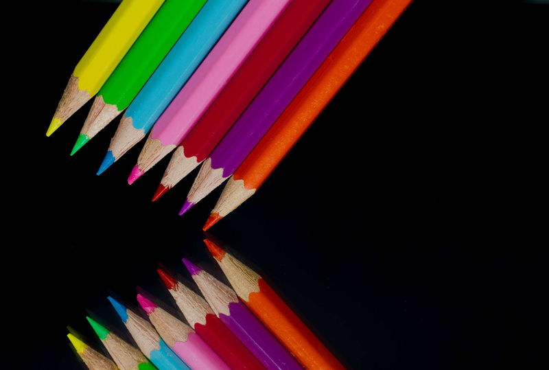 draw, drawing, large group of objects, pen, colored pencils, pencil, color, macro, art and craft equipment, pastel, palette, education, sharp, indoors