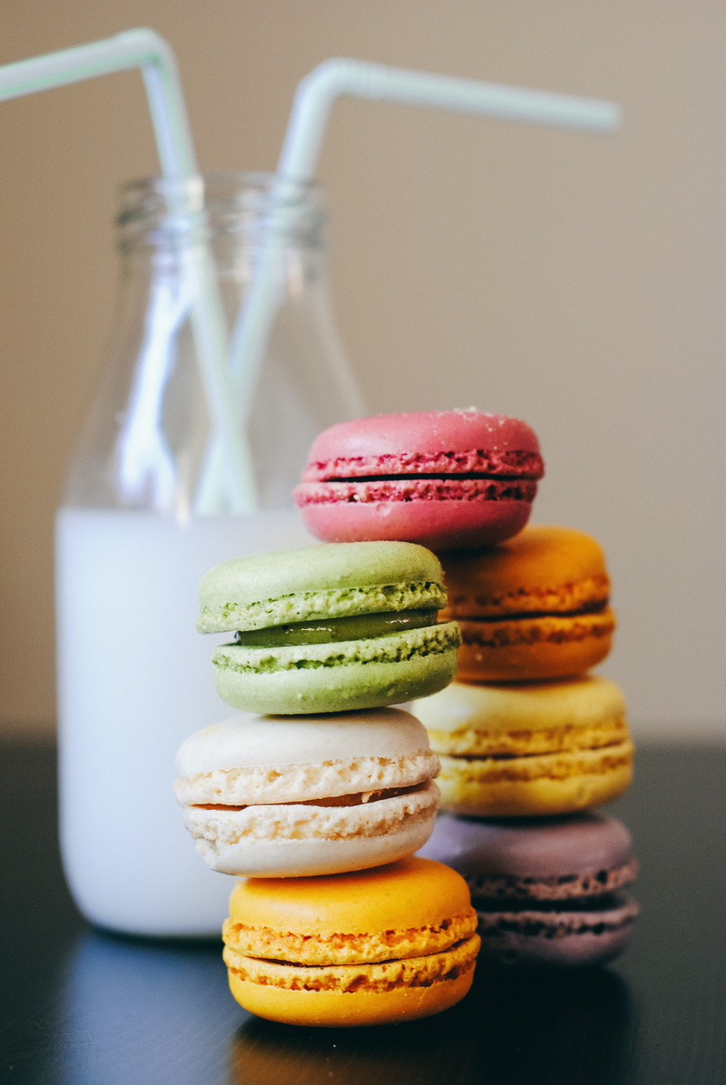 4K, cookie, food photography, no people, drink, colorful, treat, piled, cake, dessert, macaron, sweet food, unhealthy eating, indoors, food, stack, macaroon