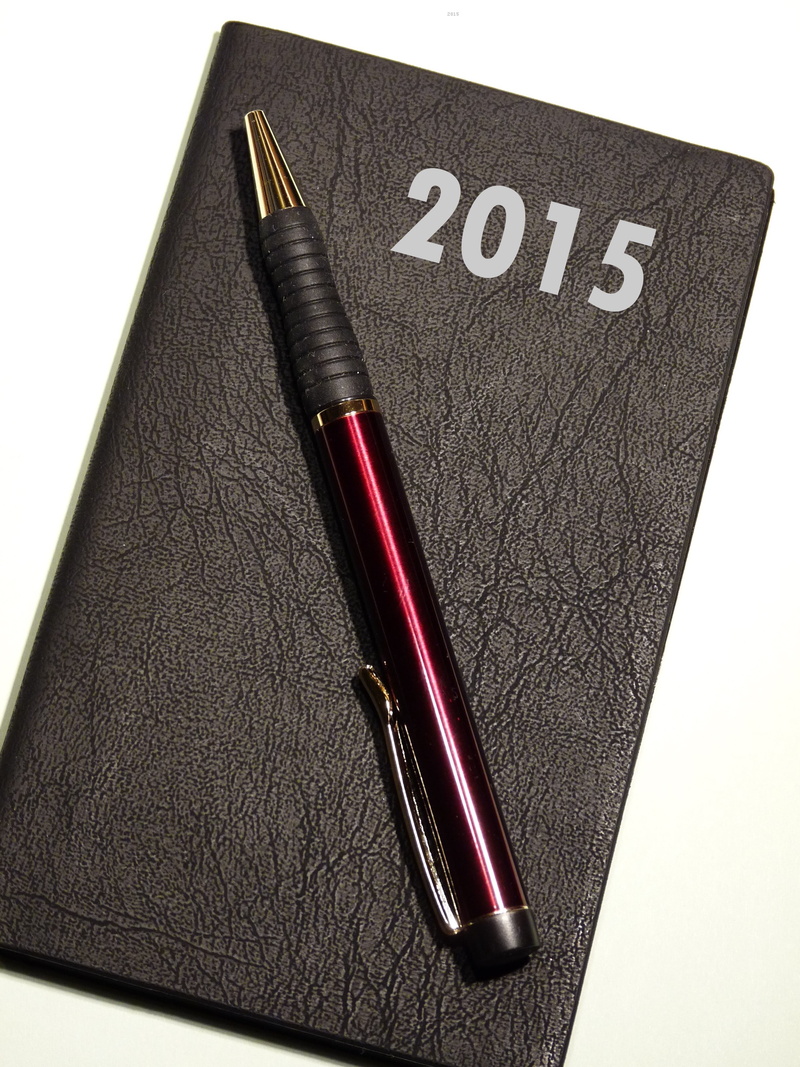 paper, writing instrument, present, 2K, planning, dates, book, black, still life, pen, fountain pen, time pressure, note pad, year, make a note of, 2015