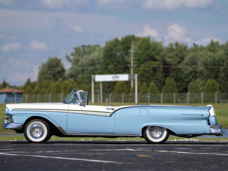 fairlane, 500, ford, skyliner, 1080P, 1957, convertible, retro, hardtop, luxury, retractable