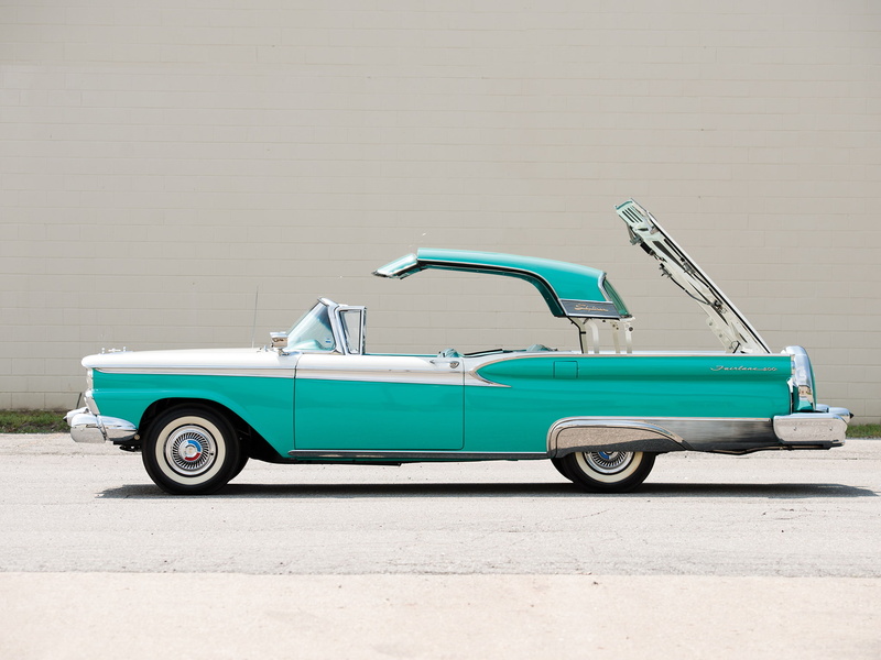 1959, fairlane, retractable, skyliner, retro, 1080P, ford, 500, hardtop