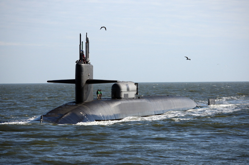 Navy, the ocean, USS Georgia, USA, the device, 1080P, The Premier League, seagulls, retractable