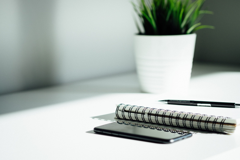 indoors, paper, no people, office, retractable, document, corporate business, still life, table, blank, business, planter, plant, white color, silver, planning